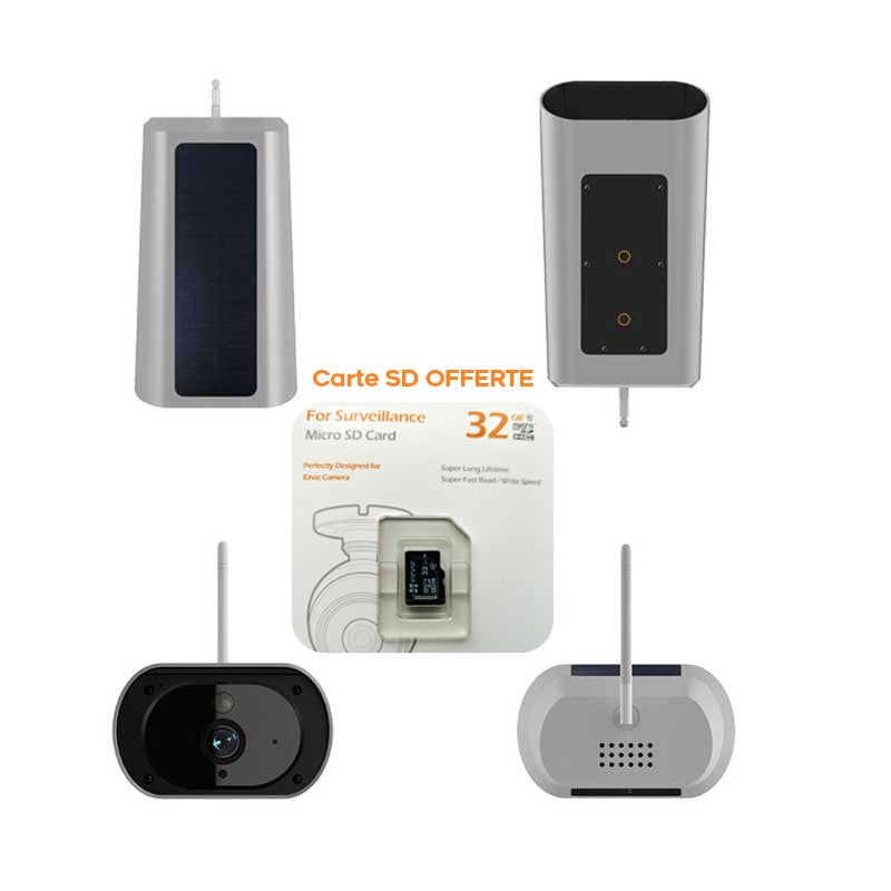 copy of Caméra solaire de surveillance 4G IP66 Full HD