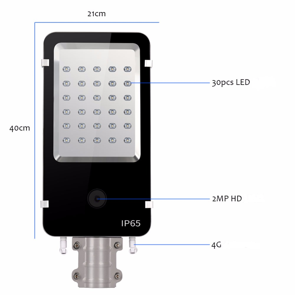 copy of Lampadaire avec caméra incorporé 4G