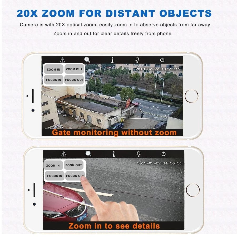 copy of Caméra de surveillance 4G avec Zoom 20X