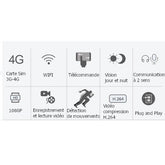 copy of Caméra en 4 G avec détection humaine en suivi automatique