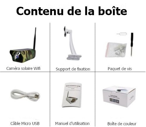 copy of Caméra de surveillance Solaire WiFi HD camouflage avec vision nocturne