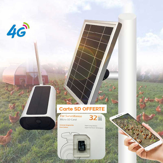 copy of Caméra solaire de surveillance 4G IP66 Full HD
