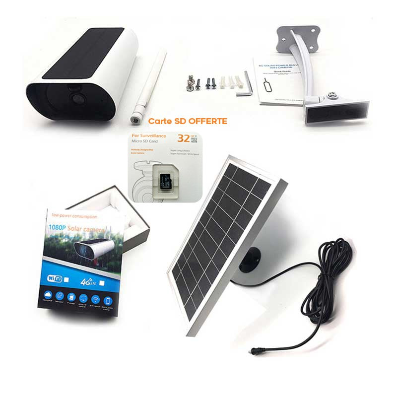 copy of Caméra solaire de surveillance 4G IP66 Full HD