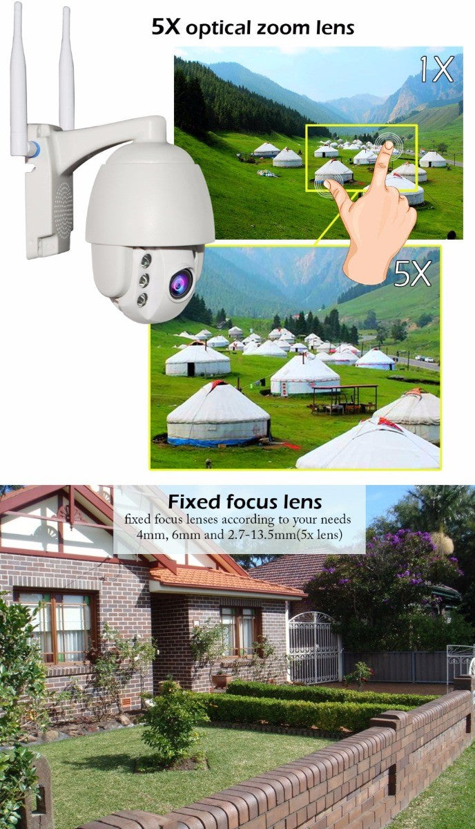 copy of Camera PTZ  N63-4G sans fil IP66 Zoom x5  Full HD