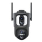 La caméra binoculaire solaire WiFi IPQF390 2x2MP prend en charge l&