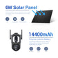 La caméra binoculaire solaire WiFi IPQF390 2x2MP prend en charge l&