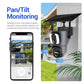 La caméra binoculaire solaire WiFi IPQF390 2x2MP prend en charge l&