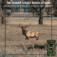 Caméra de chasse infrarouge ISCPR903W WiFi Version 8K HD avec vision nocturne,